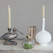 Load image into Gallery viewer, Recycled Fillable Glass &amp; Brass Tealight Holder
