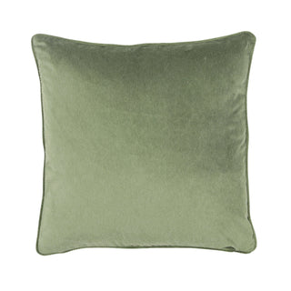 Zaida Green velvet pillow 