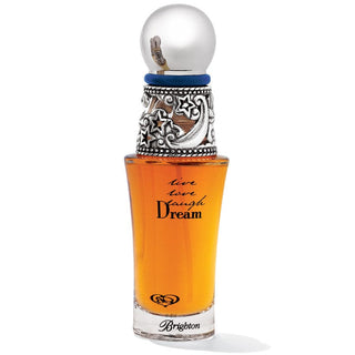 A bottle of Brighton Dream Eau De Parfum with silver and blue decorative elements on the label.