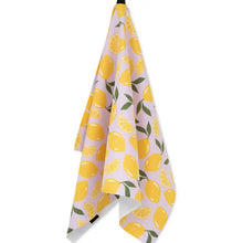 Load image into Gallery viewer, Geometry Sweet Lemon Tea Towel
