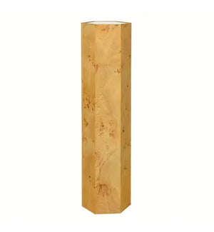 ex Wood Pedestal with Mirror Top