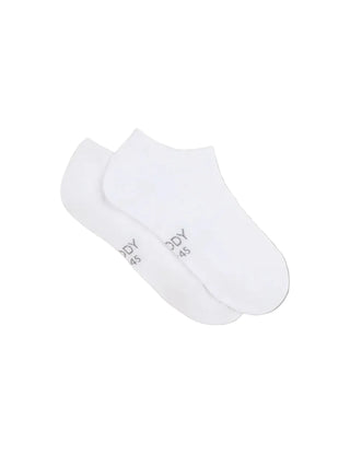 Boody Women's Everyday No-Show Socks in White