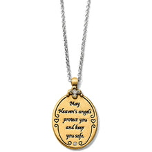 Load image into Gallery viewer, Brighton Guardian Angel Two-Tone Pendant Necklace
