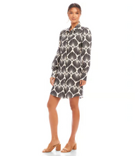 Load image into Gallery viewer, Karen Kane Blouson Sleeve Linen Shirtdress
