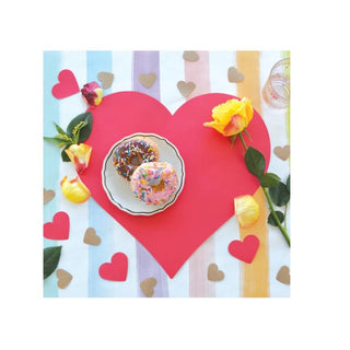 Hester & Cook Die-cut Red Heart Placemat