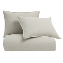 Load image into Gallery viewer, 100% French Flax Linen Reversible Duvet Cover Set Natural
