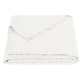Load image into Gallery viewer, Linen Cotton Diamond Quilt Vintage White
