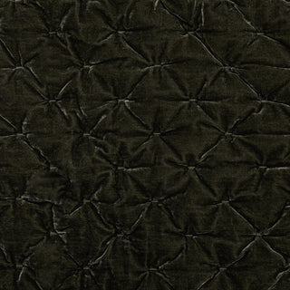 Stella Faux Silk Velvet Quilt Set Fern Green
