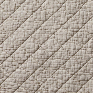 Stonewashed Cotton Gauze Quilt Set Sable