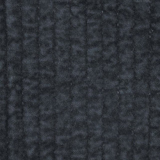Stonewashed Cotton Velvet Quilt Set Navy