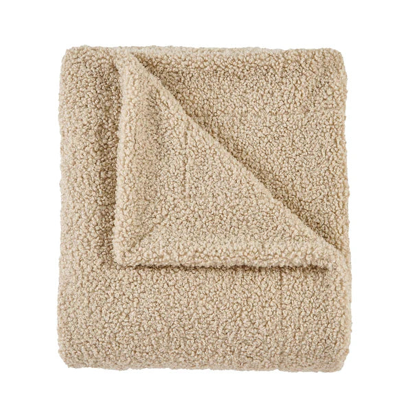 Teddy Throw Blanket, Cream