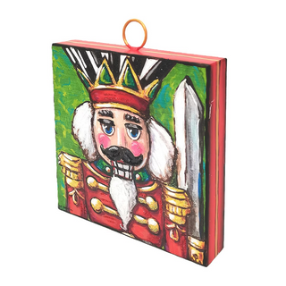 Elegant Nutcracker Mini Metal Art