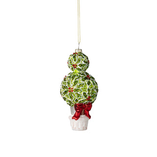 Holly Topiary Ornament