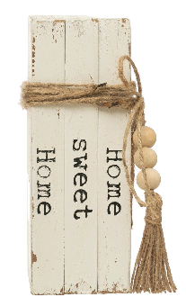 White Block Book with Jute Tie Assorted