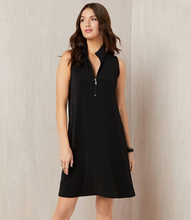 Load image into Gallery viewer, Karen Kane Sleeveless Zip-Up Travel Dress in Black
