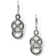 Load image into Gallery viewer, Brighton Interlok Braid Petite Leverback Earrings
