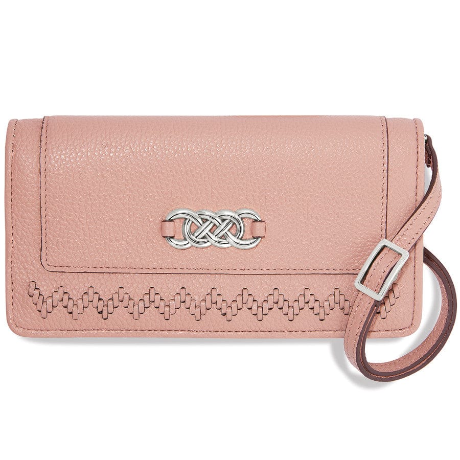 Brighton Interlok Rockmore Wallet Pink Sand