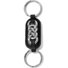 Load image into Gallery viewer, Brighton Black Interlok Valet Key Fob
