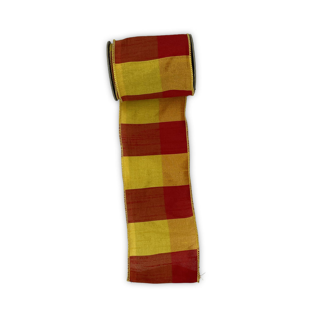 Yellow & Red Check 4