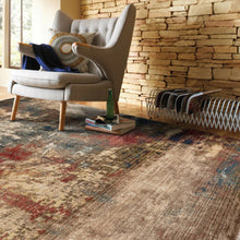 Load image into Gallery viewer, Capel Landis Abstract Blue Multi Runner Rug
