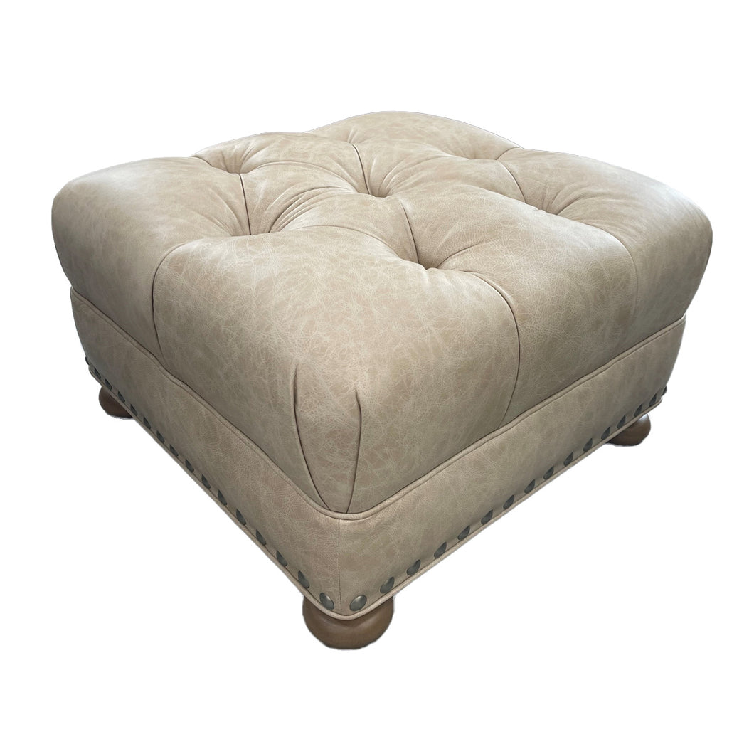 Winslow Leather Ottoman