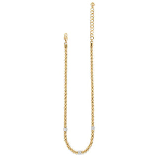 Brighton Meridian Petite Beads Station Necklace in Gold
