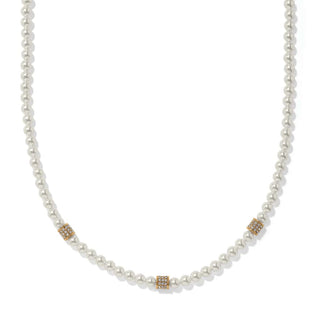 Brighton Meridian Petite Pearl Station Necklace