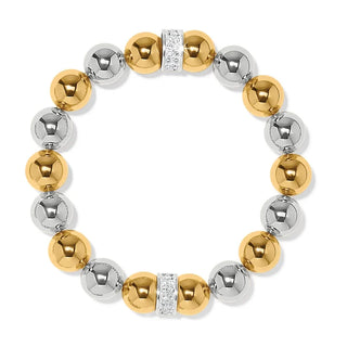 Brighton Meridian Stretch Bracelet Silver & Gold