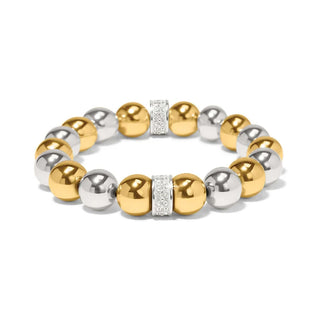Brighton Meridian Stretch Bracelet Silver & Gold