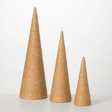 Load image into Gallery viewer, Rope Tabletop Christmas Trees Assorted
