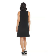 Load image into Gallery viewer, Karen Kane Sleeveless Zip-Up Travel Dress in Black
