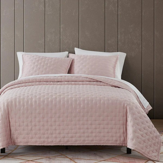 Lyocell Blush Quilt Set