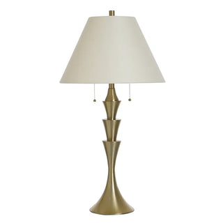Lydia Antique Brass Steel Table Lamp