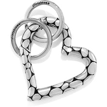Load image into Gallery viewer, Brighton Pebble Heart Valet Key Fob
