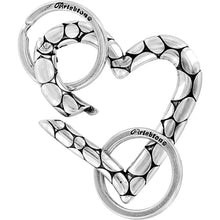 Load image into Gallery viewer, Brighton Pebble Heart Valet Key Fob
