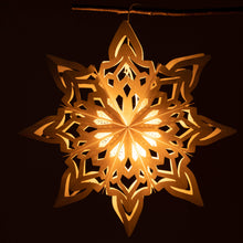 Load image into Gallery viewer, Large Hanging Paper Snowflake
