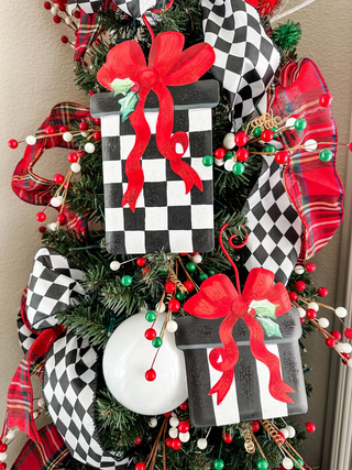 Elegant Gift Box Ornament Assorted