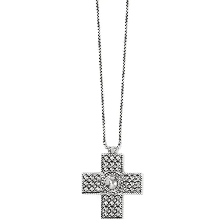 Brighton Pretty Tough Bold Cross Necklace