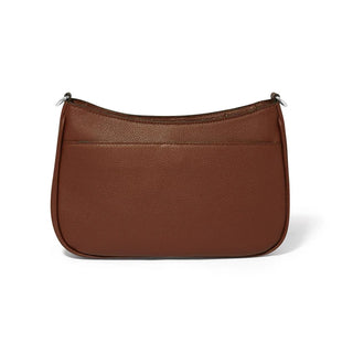 Brighton Pretty Tough Fusion Fletcher Suede Convertible Shoulder Bag in Bourbon