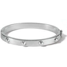 Load image into Gallery viewer, Brighton Pretty Tough Silver Hinged Bangle
