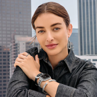 Brighton Pretty Tough Silver Watch Band