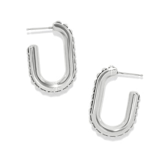 Brighton Pretty Tough Link Hoop Earrings
