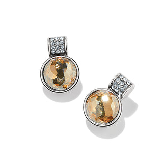 Brighton Meridian Aurora Petite Post Earrings Silver-Golden