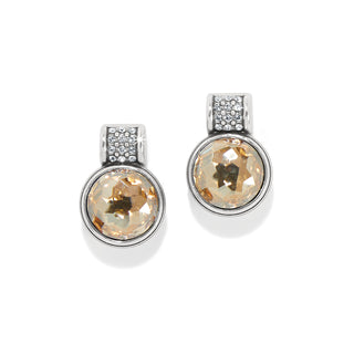 Brighton Meridian Aurora Petite Post Earrings Silver-Golden