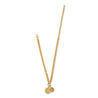 Brighton Token Lavish Link Charm Necklace, Gold