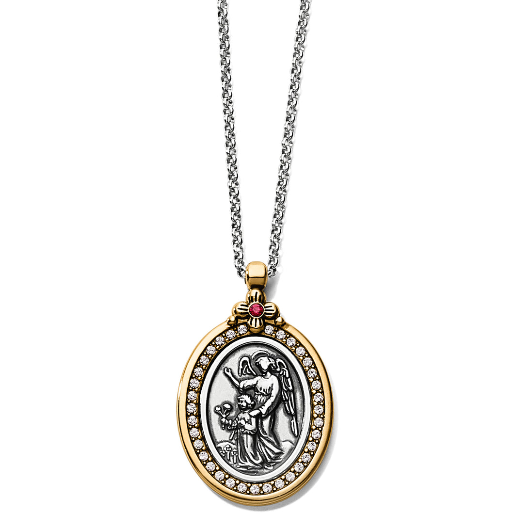Brighton Guardian Angel Two-Tone Pendant Necklace