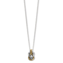 Load image into Gallery viewer, Brighton Interlok Harmony Two Tone Petite Necklace
