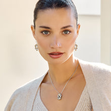 Load image into Gallery viewer, Brighton Interlok Harmony Two Tone Petite Necklace
