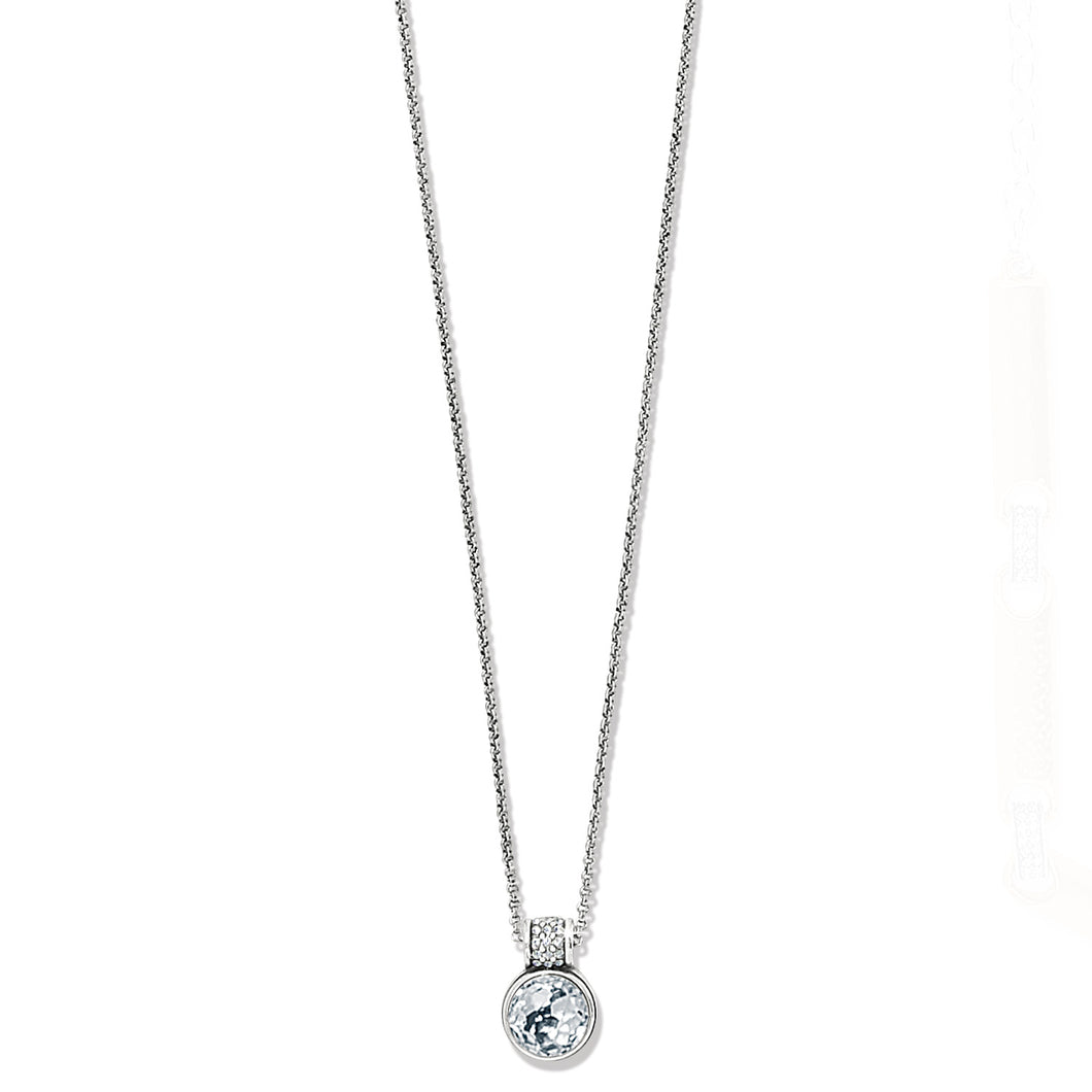 Brighton Meridian Aurora Petite Necklace Silver