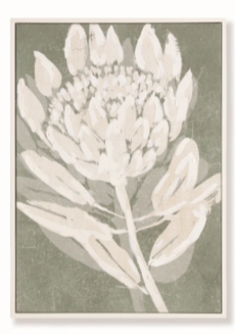 Protea Triptych Hand Embellished Giclee Assorted